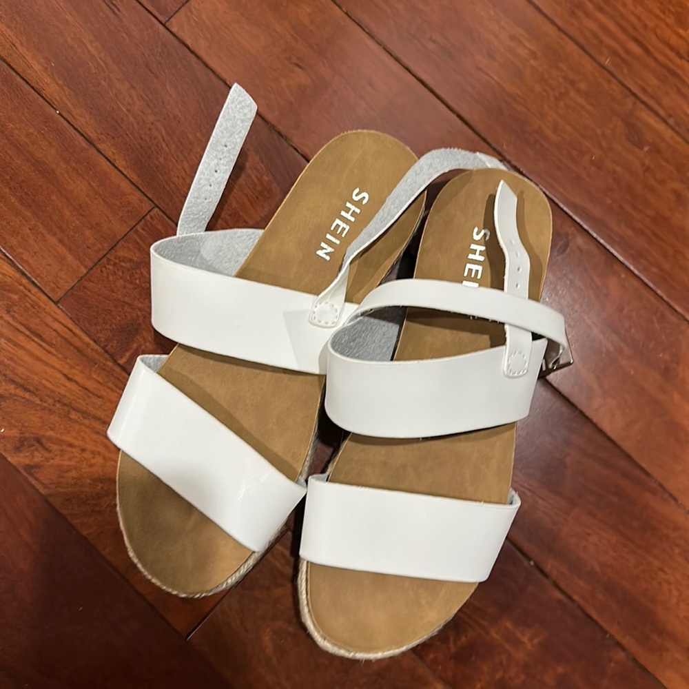 White Platform Sandals